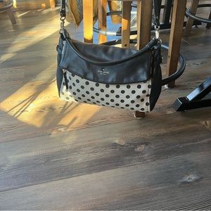 Kate Spade leather and canvas purse.
